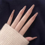 Not your average press-ons!  Super easy to apply and natural nails!