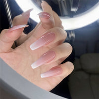 Not your average press-ons!  Super easy to apply and natural nails!