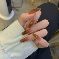 Not your average press-ons!  Super easy to apply and natural nails!